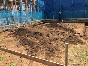 K様邸　基礎着工